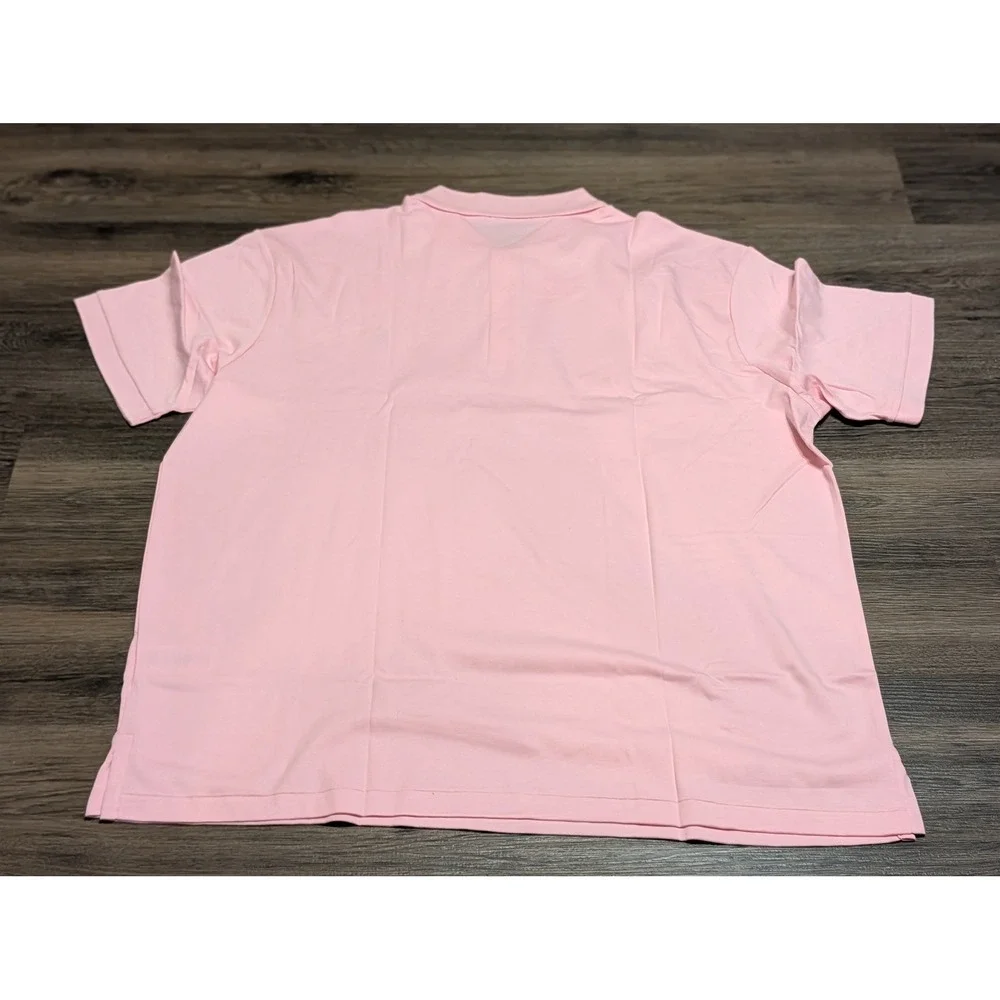 Polo Ralph Lauren Mens Pink Short Sleeve Polo Shirt Large Tall LT
